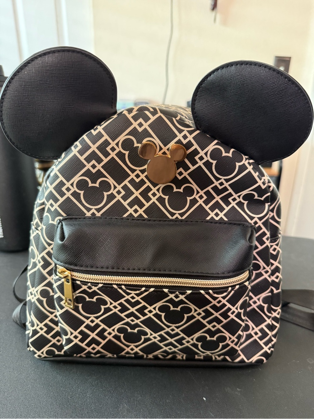 Disney Mickey Mouse Backpack Approximately 12" Ht x 10" W x 5" Depth Bio World - Picture 10 of 10